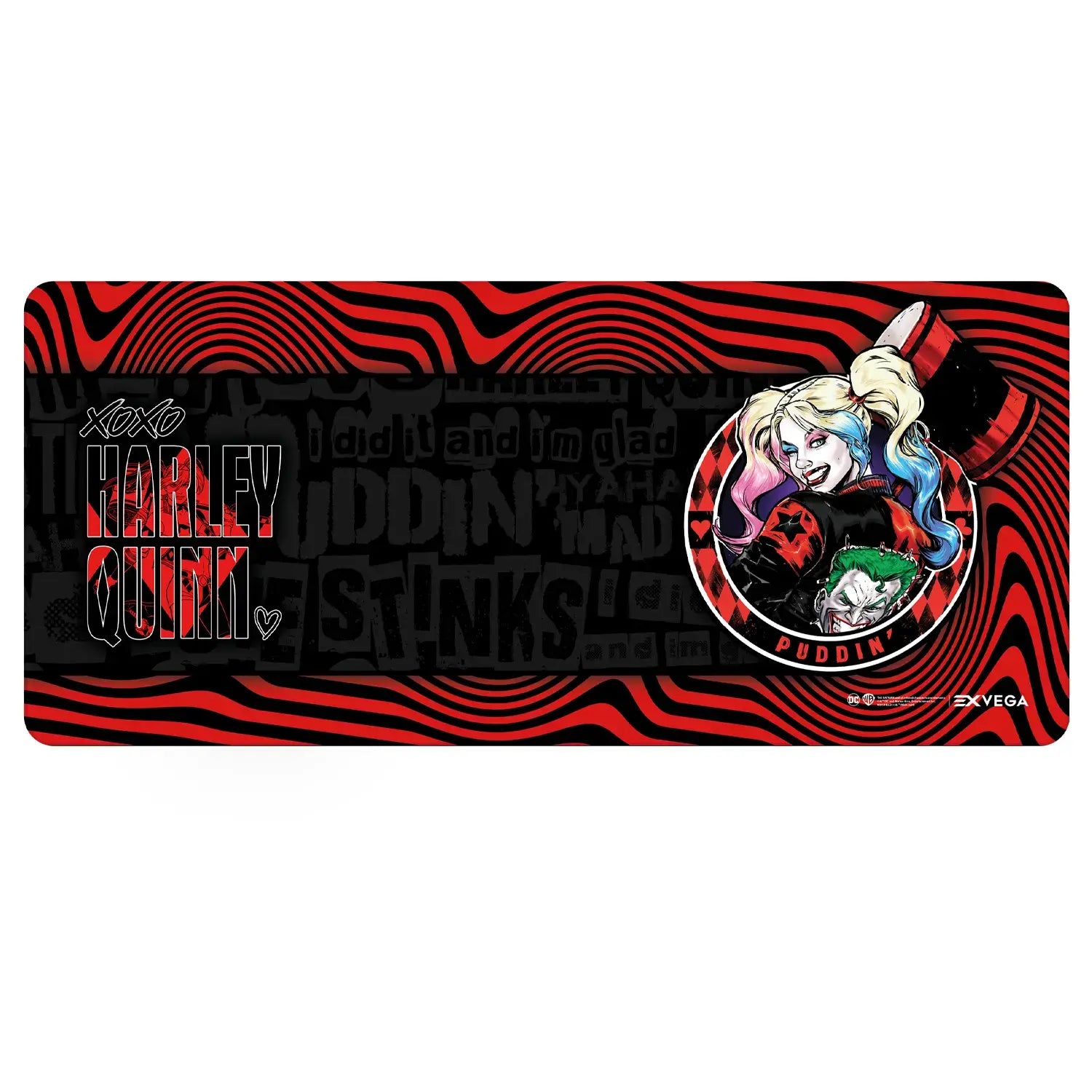 EXVEGA Harley Quinn XXL Mouse Pad 90×40 - EXVEGA