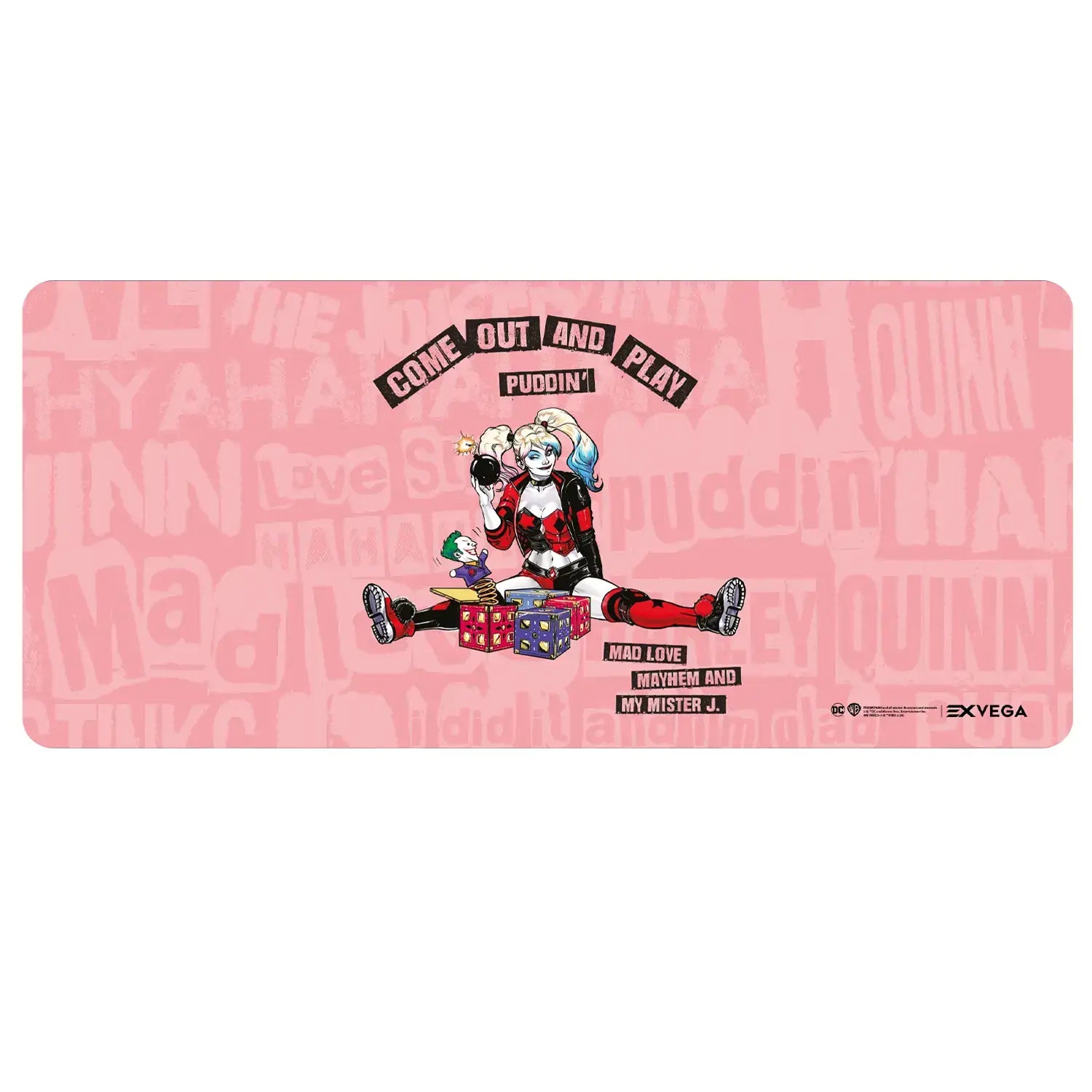 EXVEGA Harley Quinn Come Out and Play XXL Mouse Pad 90×40 - EXVEGA