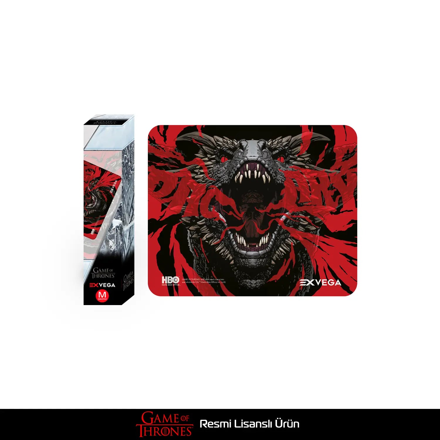 EXVEGA Game of Thrones Dragon Mouse Pad M 33×27 - EXVEGA