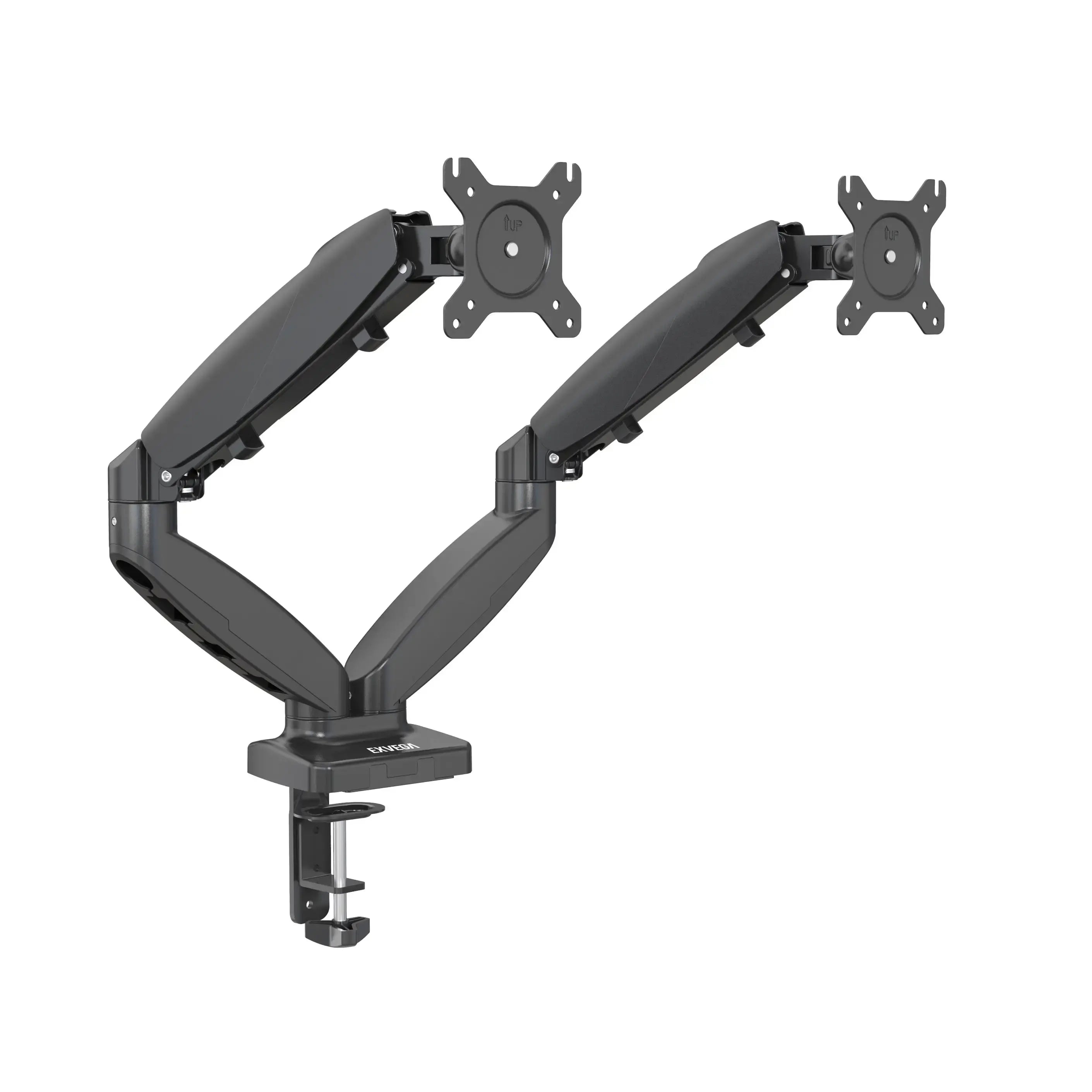 EXVEGA 15-32″ LCD / LED Dual Monitor Arm with Gas Spring VESA Stand EX787 - EXVEGA