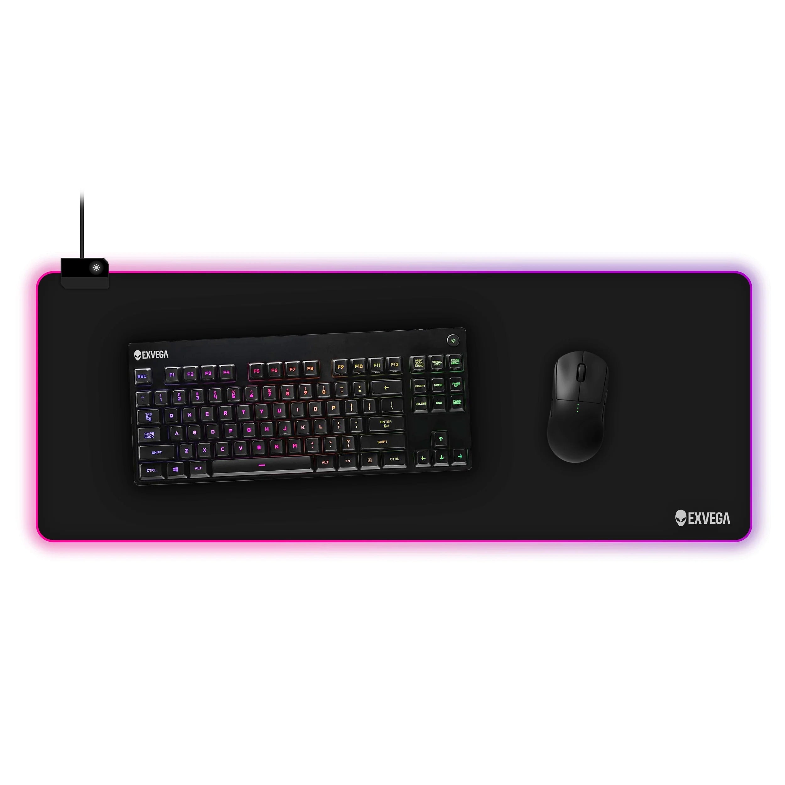 EXVEGA RGB Mouse Pad 80×30 - EXVEGA