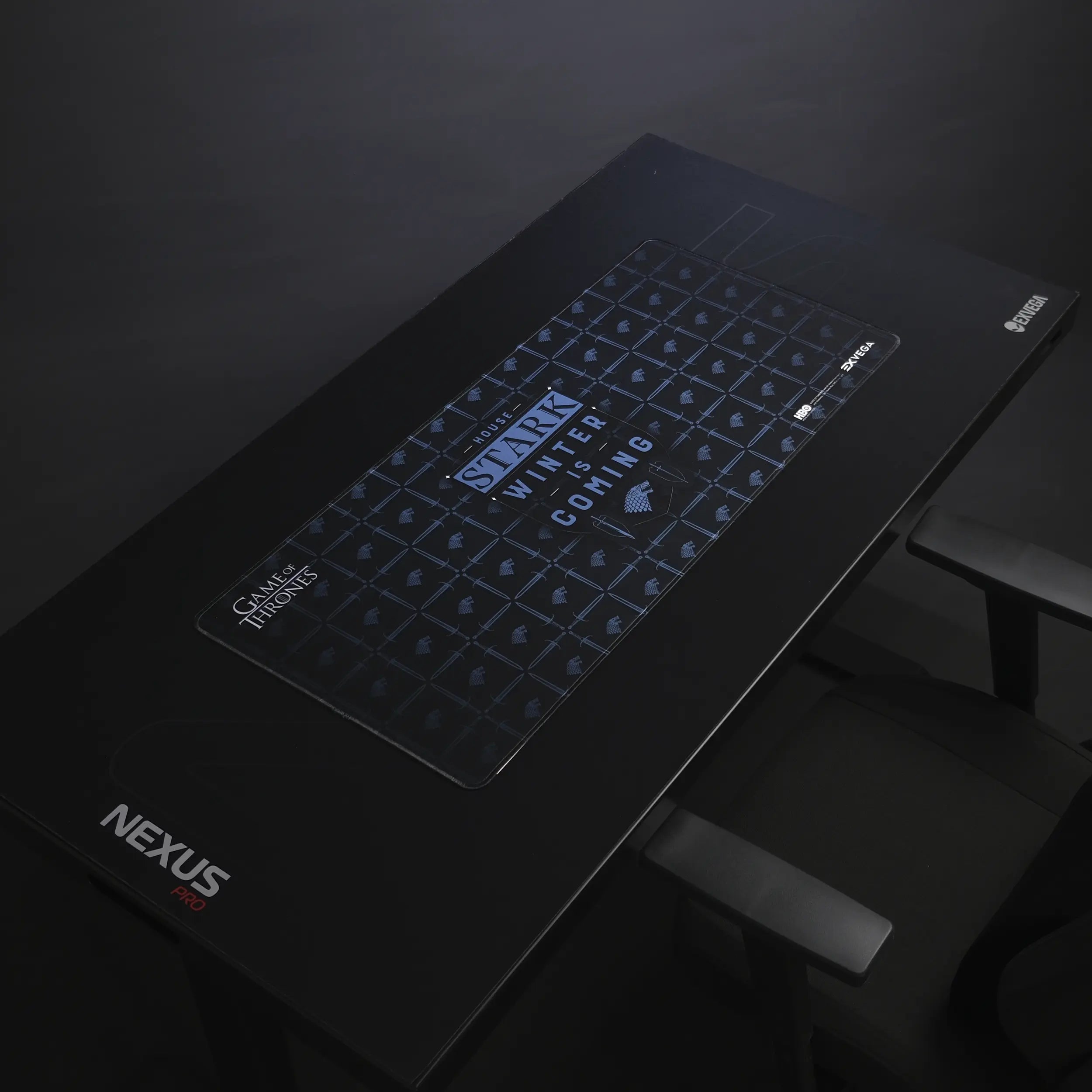 EXVEGA Game of Thrones House Stark Winter is Coming XXL Mouse Pad 90×40 - EXVEGA