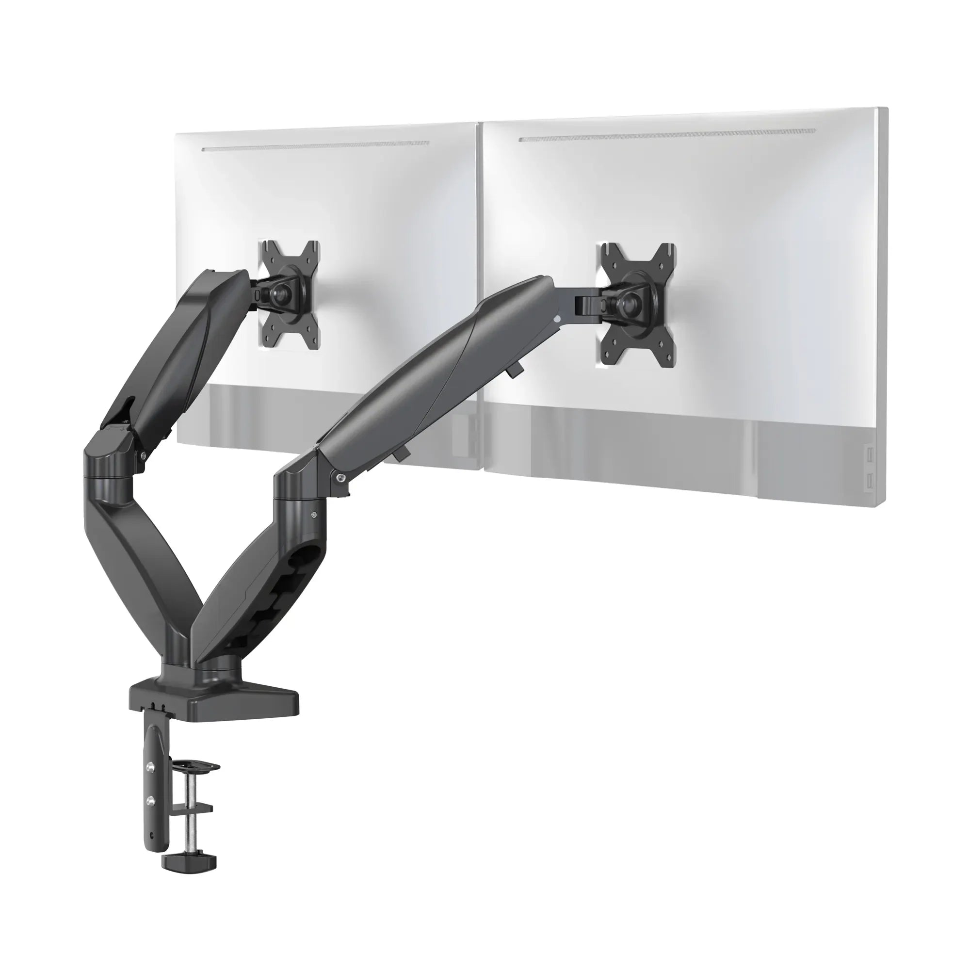 EXVEGA 15-32″ LCD / LED Dual Monitor Arm with Gas Spring VESA Stand EX787 - EXVEGA