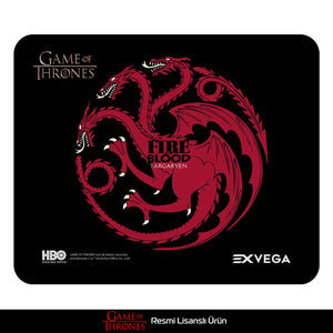 EXVEGA Game of Thrones Fire and Blood Targaryen Mouse Pad M 33×27 - EXVEGA