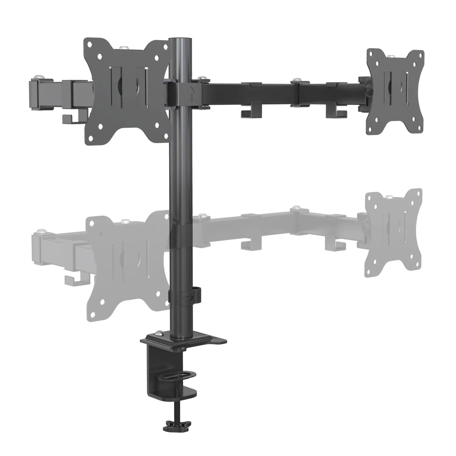 EXVEGA 13-27″ LCD / LED Dual Monitor Arm Adjustable VESA Stand EX788 - EXVEGA