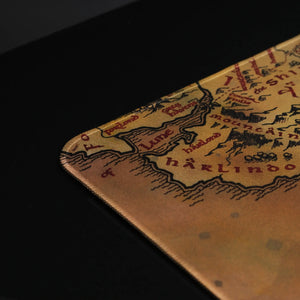 EXVEGA The Lord of the Rings Middle-earth Map Licensed XXL Mouse Pad 90×40 - EXVEGA
