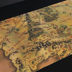 EXVEGA The Lord of the Rings Middle-earth Map Licensed XXL Mouse Pad 90×40 - EXVEGA