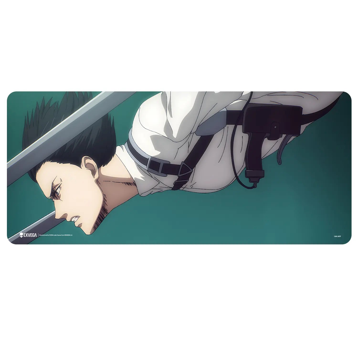 EXVEGA Attack on Titan Levi Ackerman XXL Mouse Pad 90×40 - EXVEGA