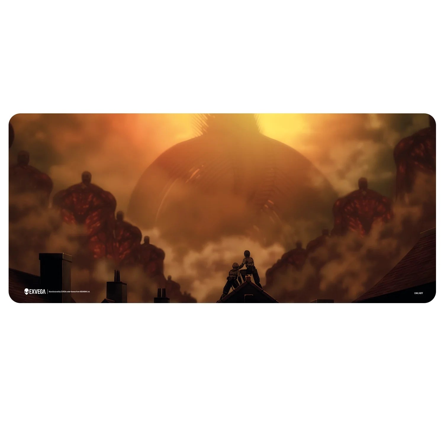 EXVEGA Attack on Titan The Rumbling XXL Mouse Pad 90×40 - EXVEGA